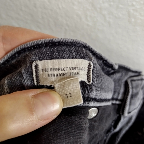 Madewell The Perfect Vintage Jean Black sz 31 - Picture 8 of 9